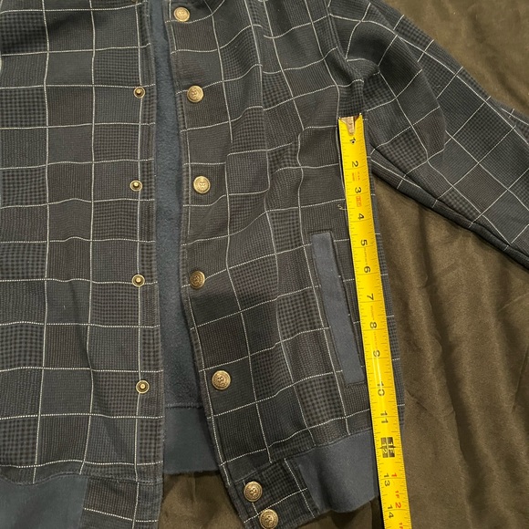 Vans navy cotton bomber light Weight button up - Picture 4 of 5